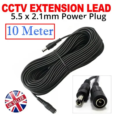 £4.25 • Buy 10M DC Power Extension Cable 5.5mm X 2.1mm Male Female LED Light/CCTV 5V 12V 24V