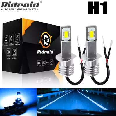 2X H1 8000K Blue LED Headlight Bulb 8000LM 110W Kit High/ Low Beam Super Bright • $11.99