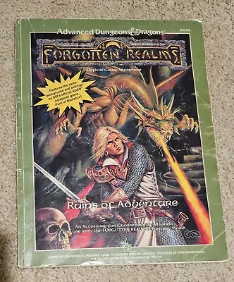 Forgotten Realms - Ruins Of Adventure  - AD&D - Official Game Adventure Guide • $28