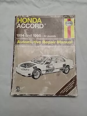 Haynes Honda Accord 1994-1995 All Models Repair Manual • $14.94