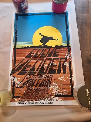 Eddie Vedder 2008 Solo Tour Poster W/ Liam Finn NM/Mint • $111.13