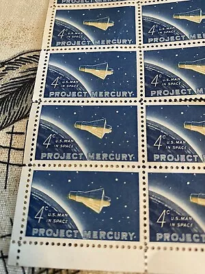 US 4 Cent Project Mercury Space Postage Stamp 1962 • $100