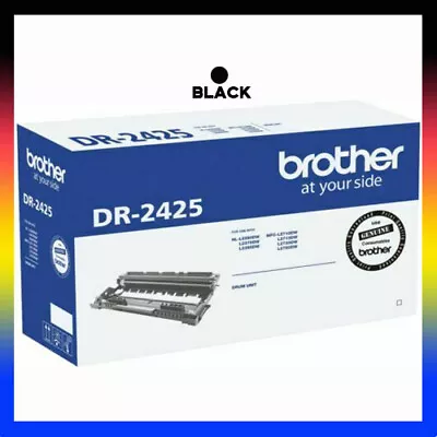 1x Genuine Brother DR-2425 Black Drum - HL L2350DW L2375DW L2395DW MFC L2710DW • $159.90