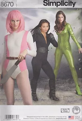 £12.80 • Buy Sewing Pattern Leotard, Bodysuit, Misses' Sizes 6 -14 #8670 - From UK Sewing
