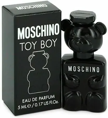MOSCHINO TOY BOY EAU DE PARFUM MINI SPLASH FOR MEN 0.17 Oz / 5 Ml TRAVEL SIZE!!! • $12.99