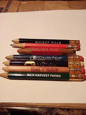 7 Different Golf Logo Pencils Great For Any Vintage Collection! • $7