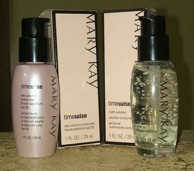Mary Kay Timewise DAY And NIGHT Solution 72656 & 26919 New 2-piece SET Read • $57