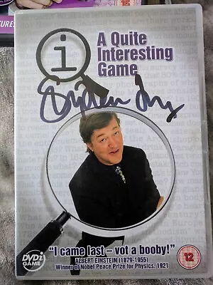 Signed Stephen Fry QI Game DVD • £9