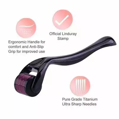 Derma Roller 540 Titaniums Micro Needle Roller Face Skin Hair Growth Cellulite • $13.28