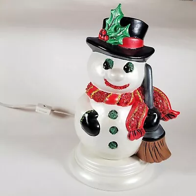 Ceramic Snowman Mr. Snowman Gare Inc Mold Translucent Melted Plastic Beads VTG • $49.99