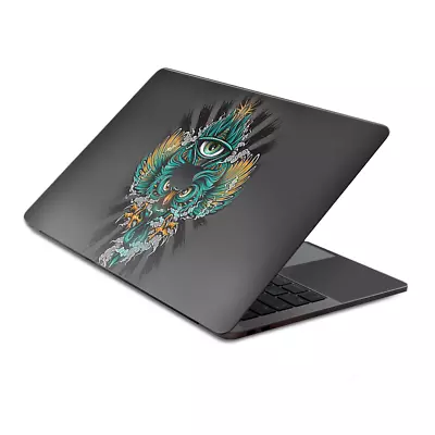 Skin Decal Wrap For MacBook Pro 13  Retina Touch  Owl Eye Tattoo Art • $15.98