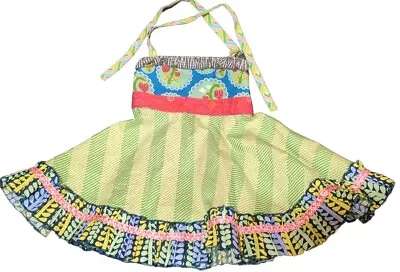 MATILDA JANE Girls Sz 2 Camp Tents  Spring Strawberry  Roundabout Summer Dress • $22