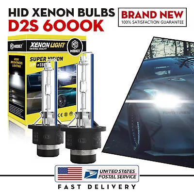 2x D2S 6000K HID Xenon Replacement Low/High Beam Headlight Lamp Bulbs White • $15.19