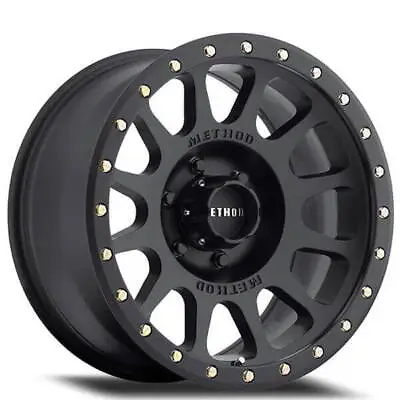 16 17 18 20  Method Wheels 305 NV Matte Black Off-Road Rims (4pcs) • $1076