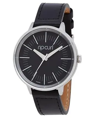 Rip Curl Womens LINDSAY PU LEATHER SURF WATCH New - A2842G Black • $116.99