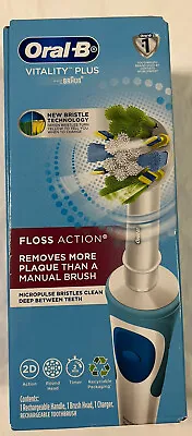 Oral-B Vitality Plus Floss Electric Toothbrush - White • $32.95