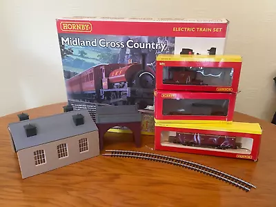 Hornby Midland Cross Country Train Set R1027 + Extras Used Incomplete Damaged • £100