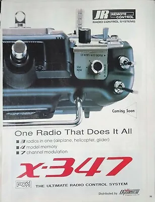 JR X-347 Remote Control Print Ad Ephemera Wall Art Decor • $17.99