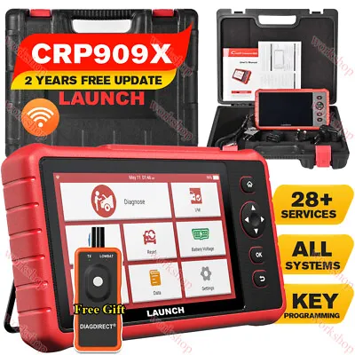 $339 • Buy LAUNCH X431 CRP909X Automotive OBD2 Scanner Car Diagnostic Scan Tool All Systems