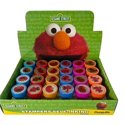 24ct Elmo Stamps Self-ink Toy Party Supply In A GIFT BOX • $15.99