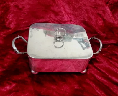 £45 • Buy Vintage Silver Plated Butter Dish