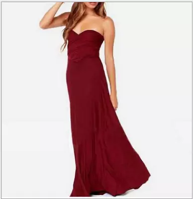 Womens Formal Evening Dress Convertible Multi Way Wrap Bridesmaid Long Sundress* • £23.75