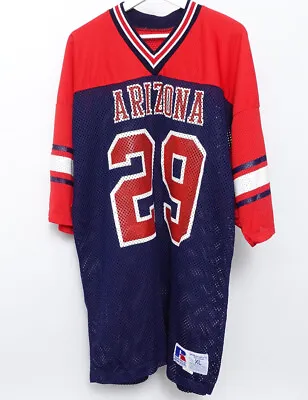 Vintage The University Of Arizona Russell Jersey Lacrosse Made In USA 80s XL • $44.99