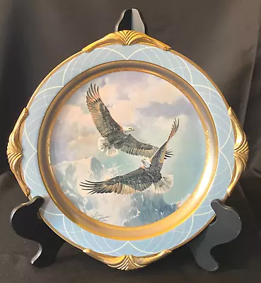 Fountainhead As Free As The Wind Eagle SIGNED Mario Fernandez Collector Plate • $27