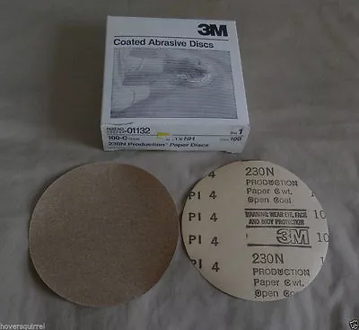 $23.90 • Buy 3M Production Sandpaper Discs, 100-C Grit, 6 , -01132, 99 Discs  Hs