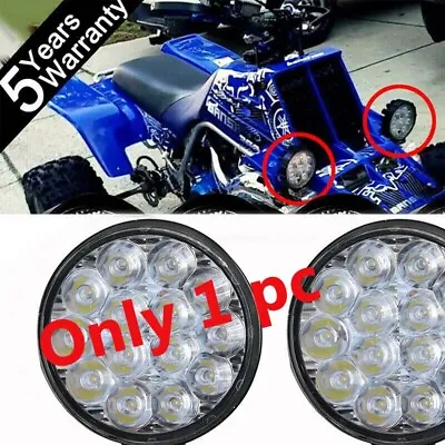 4  70W Round Front Bumper LED Work LightS For Motorbike Banshee HeadlightS Combo • $9.49