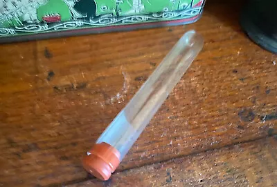 Vintage Glass 4’ Test Tube Rubber Stopper Vacationer Science Medical Test Tube • $1.75