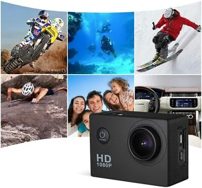 $30.50 • Buy New 1080P Ultra HD Sports Action Camera DVR Cam Waterproof Camcorder Cube GoPro