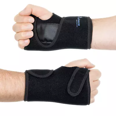 Easy Fit Wrist Brace - Support Splint For Carpal Tunnel Tendonitis Sprains • £6.99