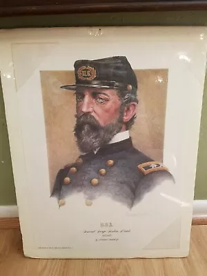 Signed Print Artist Michael Gnatek Jr. Of General George Gordon Meade • $65