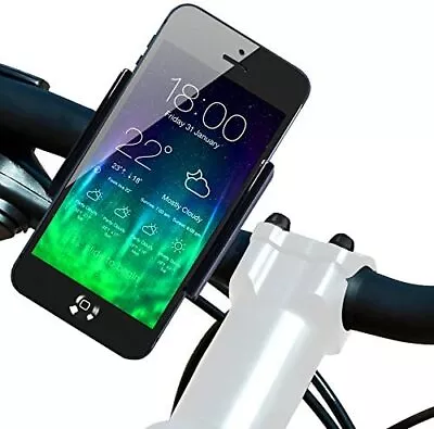 Heavy Mount Motorcycle Bicycle Bike Handlebar Holder For IPhone 6 6s Plus 5 5s • $10.74