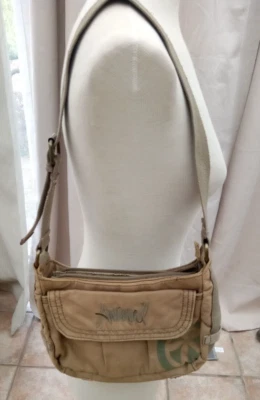 £7 • Buy Animal Brand Khaki Shoulder  Bag With Front Pocket