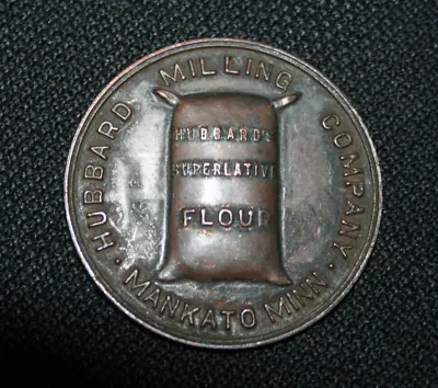 1910 Mankato Minnesota MN Hubbard Milling Company Advertising Token • $28