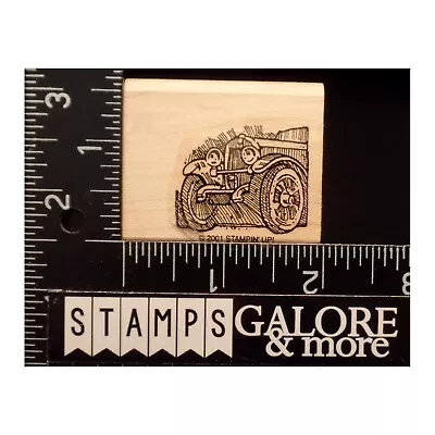 Stampin' Up! RUBBER STAMPS 2001 ANTIQUE AUTO VINTAGE CAR SKETCHED #08 • $1.99