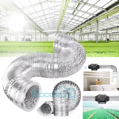 6  Inch Non-insulated Flexible Aluminum Air Ducting Dry Ventilation Hose • $51.99