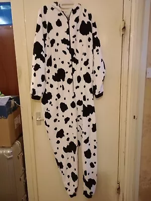 Cow All In One Nightwear One Piece Lounge Wear Sleep Suit Pre Owned Size XL  • £6.99