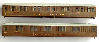 2 X Hornby Bodyshell For LNER Gresley Sleeping Car Coach Teak OO Gauge Spares • £5.99