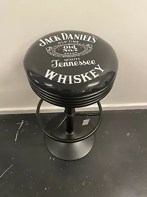 $174.90 • Buy Jack Daniels Tennessee Whiskey Premium Black Bar Stool Adjustable Height 