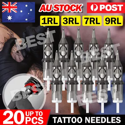 5/10/20 Pcs Disposable Tattoo Needle Cartridges Sterilized Round Liners Shaders • $6.85