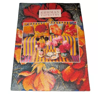 1996 Ehrman Tapestery Needlepoint Catalog ~ Kits Kaffe Fassett Mccready + *guc • $24.95