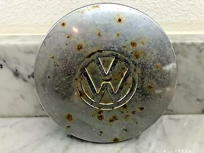 Chrome Wheel Center Hub Cap 75-84 VW Rabbit Jetta Pickup MK1 ~ Genuine • $9.99