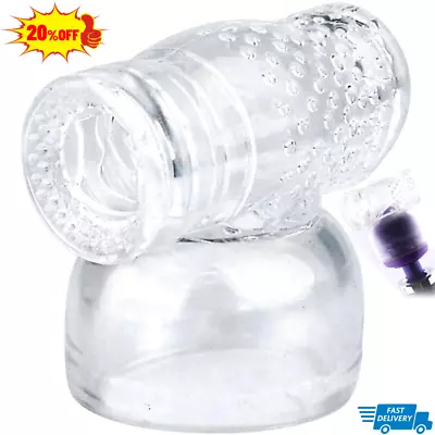 Clear TPE Male Humming Bird Attachment Fit Hitachi Magic Wand Massager Accessory • £3.98