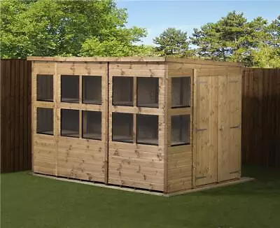 Empire Pent Potting Shed Wooden 10x6 Double Door Wooden  10ft X 6ft • £1000