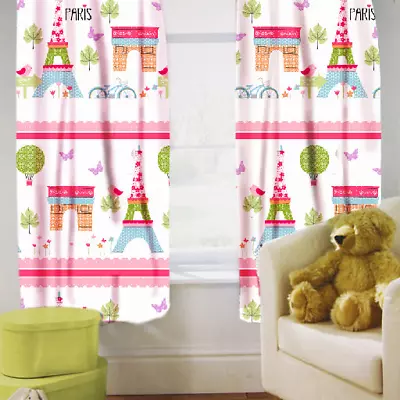 2019 Childrens Nursery Bedroom Curtains & Tiebacks Pencil Pleat HALF PRICE DEAL • £9.97