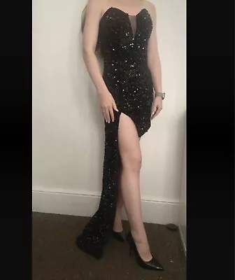 Sequin Midi Prom Dress Size 6 • £60