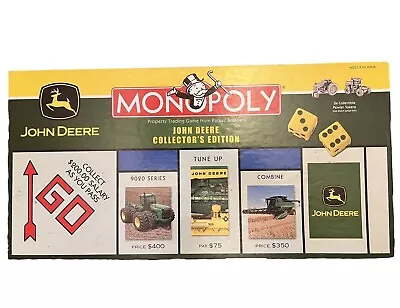 Monopoly JOHN DEERE Collector's Edition 2005 Game Complete Set • $20